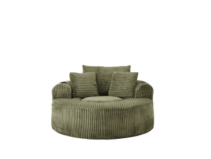 Canapé droit fixe <strong></strong> <strong>OMNIGLINT TRADING LTD</strong> 1 place Tissu vert
