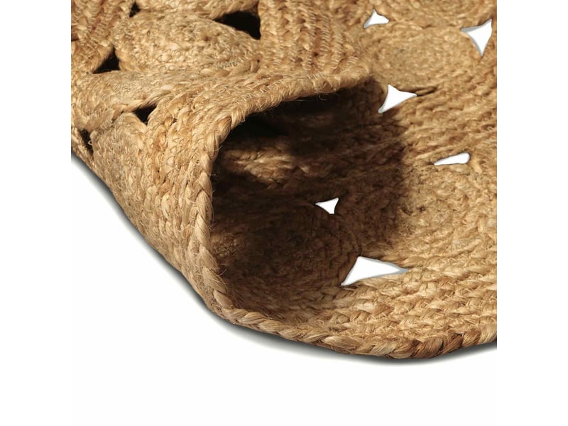  Vidaxl tapis de surface naturel 100 x 152 cm jute  - Conforama E