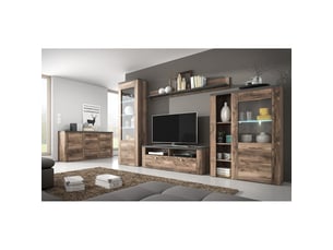 Buffet 1 porte(s)   <strong>MEUBLORAMA</strong> <strong></strong> - 480 cm coloris bois clair 