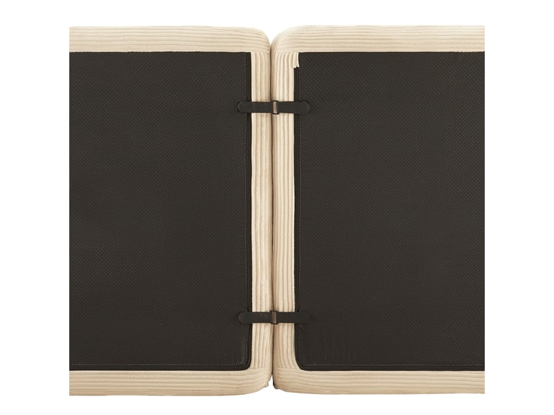  Canapé modulable 4 places en velours côtelé beige W3325S00142 - Conforama D