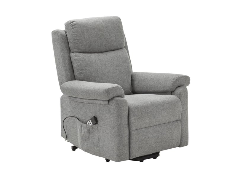  Fauteuil relax releveur électrique tissu gris-vert - maciana MACIANA - Conforama C