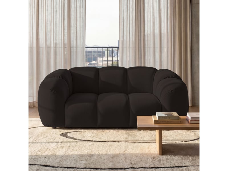 Selsey millma - canapé - 180 cm - velours marron Millma - Conforama B