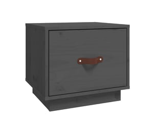 Table de chevet - cabinet de chevet - table de nuit gris 40x34x35 cm bois de pin solide