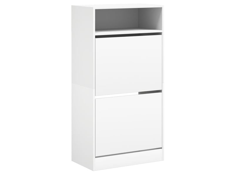  Meuble à chaussure | armoire à chaussures blanc 60x34x116 cm bois d'ingénierie  - Conforama D