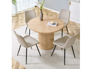 Ensemble table rond(e) 4 chaise(s) EVRYAE