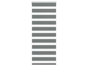 Store zèbre, store de fenêtre gris foncé largeur du tissu 50,9 cm polyester cf48607
