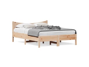 Lit 2 places 120x190cm    coloris marron