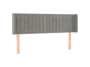 Tete de lit A poser largeur 147 cm <strong></strong> <strong></strong> argenté