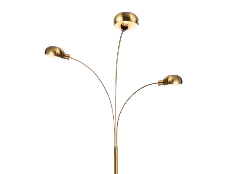 Lampadaire Métal 190 cm doré ROMA - Conforama J