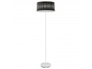 Lampadaire fabrilamp piron e27 coloris blancbois noir 165 x 40 x 40 cm