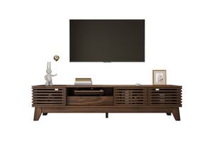 Meuble tv coloris bois foncé 170 cm VIVRYN  