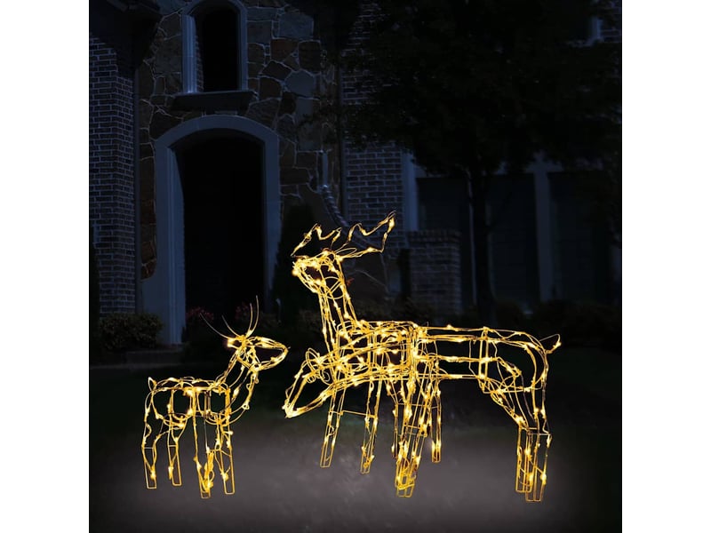  Cordon lumineux de noël 3 pcs rennes 229 led  - Conforama B