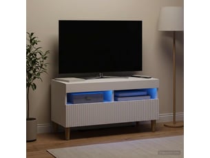 Meuble tv coloris blanc 1 cm <strong></strong> <strong></strong>