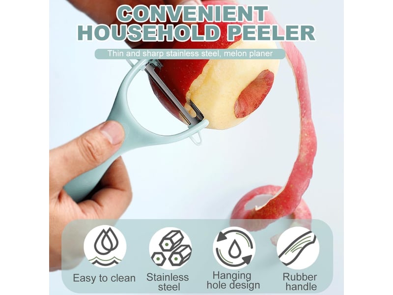  Lot de 3 éplucheur universel, econome legumes inox eplucheur, éplucheurs de cuisine pour fruits, pommes de terre  - Conforama E