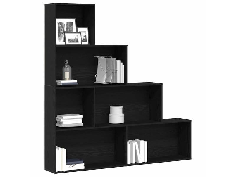  Bibliothèque 6 niveaux, armoire à livres 155 x 24 x 160 cm bois d'ingénierie  - Conforama C