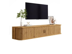 Meuble tv coloris naturel 175 cm BEAOK  
