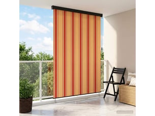 Store enrouleur, store à rouleau multicolore 120 x 250 cm tissu et aluminium cf45337