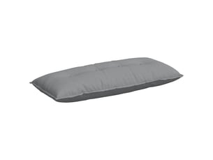 Coussin de dos, coussin de dossier gris clair 120 x 19 x 50 cm tissu cf54646