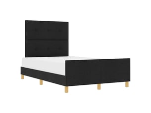 Lit 2 places 120x190cm    coloris noir