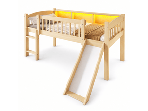 Lit surélevé 90x200 cm OMNIGLINT TRADING LTD coloris naturel