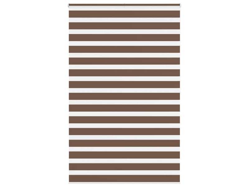  Store zèbre, store de fenêtre marron 145x200cm largeur du tissu 140,9cm polyester cf48681  - Conforama B