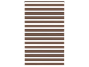 Store zèbre, store de fenêtre marron 145x200cm largeur du tissu 140,9cm polyester cf48681
