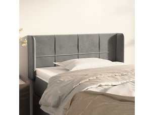 Tete de lit A poser largeur 103 cm <strong></strong> <strong></strong> argenté