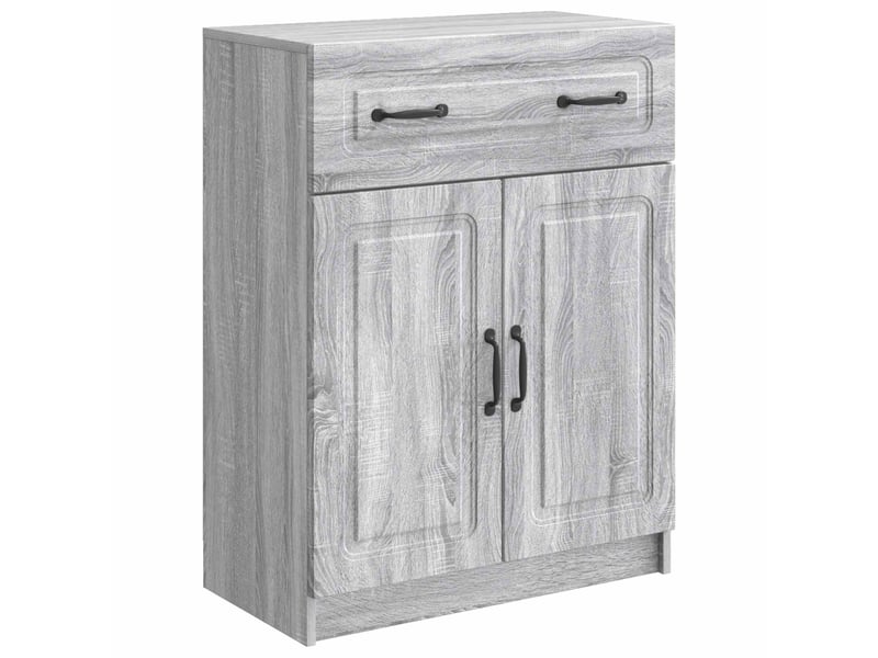  Buffet - bahut - meuble de rangement sonoma gris 66 x 34,5 x 87 cm bois d'ingénierie  - Conforama A