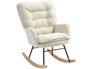 Fauteuil fixe  <strong></strong> Coton / Polyester beige