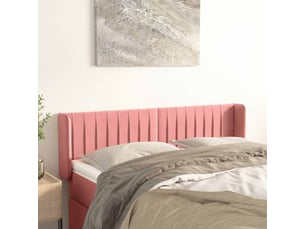 Tete de lit A poser largeur 147 cm rose