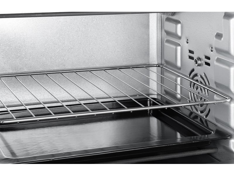 Mini-four électrique ecg et 20482 stainless 48 l avec tournebroche - Conforama A