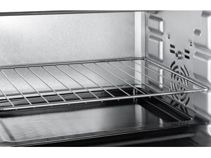 Mini-four électrique ecg et 20482 stainless 48 l avec tournebroche