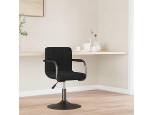 Tabouret de bar, chaise de bar noir velours shl89514