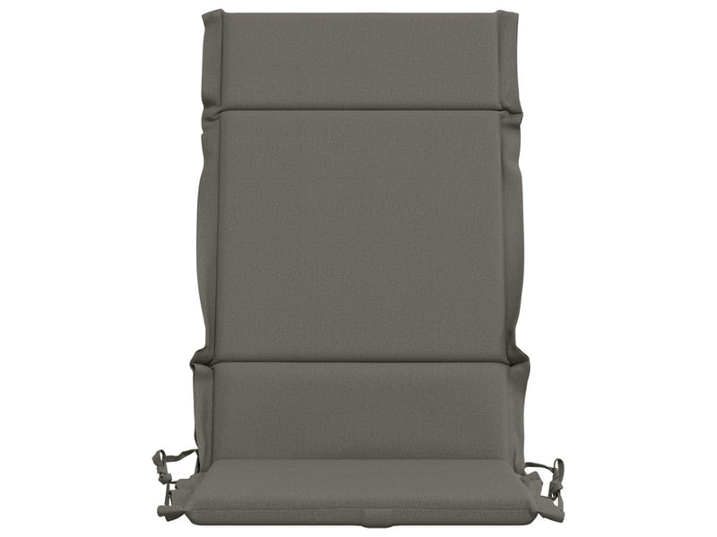  Lot de 4 coussins de chaise à dossier haut  gemert gris cf59327  - Conforama D