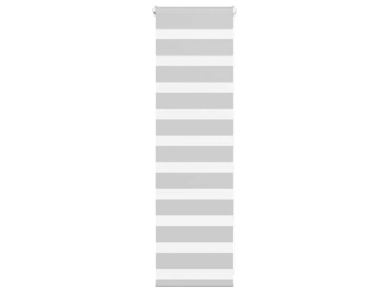 Store zèbre, store de fenêtre gris clair largeur du tissu 35,9 cm polyester cf48490 - Conforama B