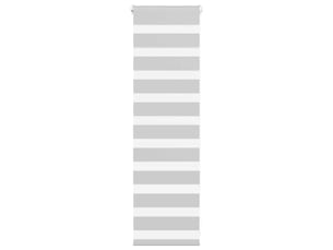 Store zèbre, store de fenêtre gris clair largeur du tissu 35,9 cm polyester cf48490