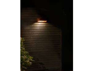 Applique murale extérieur solaire, marcellio 22 en aluminium marron, ip54, nordlux