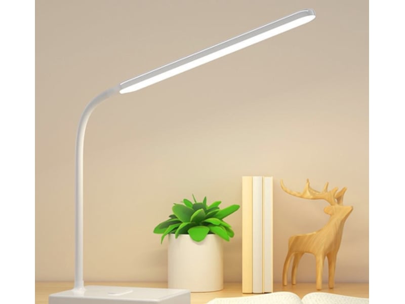  Lampe de bureau led tactile dimmable intensité 3 couleurs modes modèle plug-in  - Conforama C