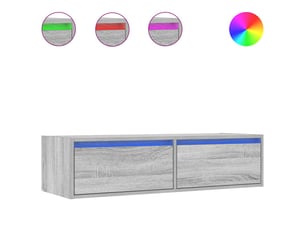 Meuble tv coloris gris 100 cm <strong></strong> <strong></strong>