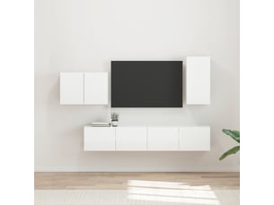 Meuble tv coloris blanc 78.5 cm <strong></strong>  <strong></strong>