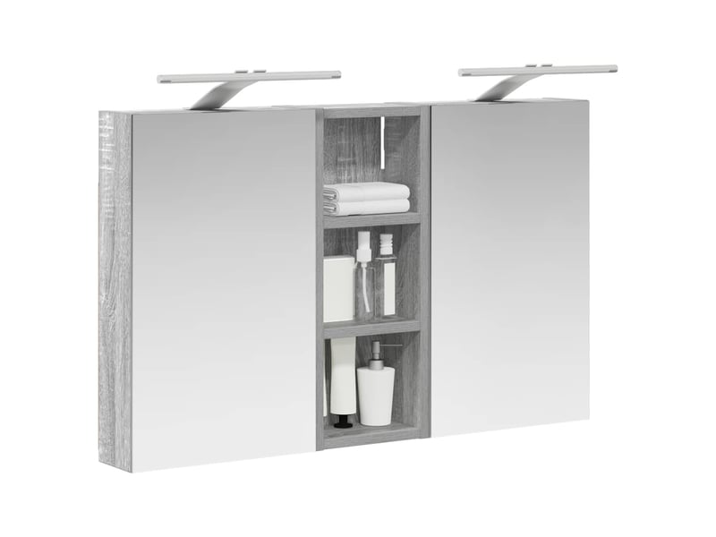  Ensemble de meubles de salle de bain 3 pcs 80x10.5x50 cm shl5860  - Conforama C