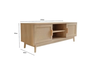 Meuble tv coloris marron 120 cm BOX AND BEYOND  62866