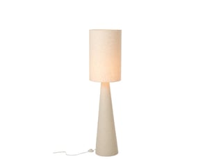 Lampadaire effet lin tona 140cm beige