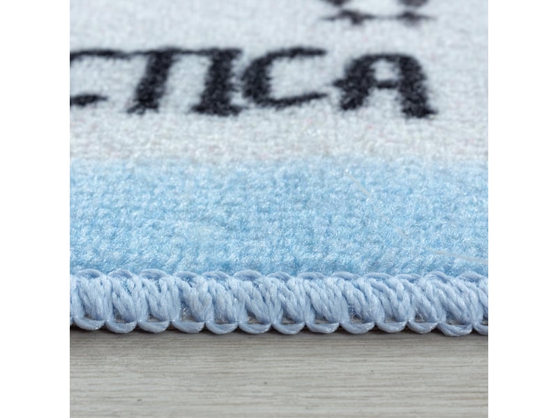 Carte du monde - tapis enfant lavable bleu 120 x 170 cm PLAY1201702917BLUE - Conforama C