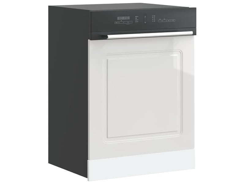  Panneau de lave-vaisselle kalmar blanc brillant 60x1,5x57cm  - Conforama B