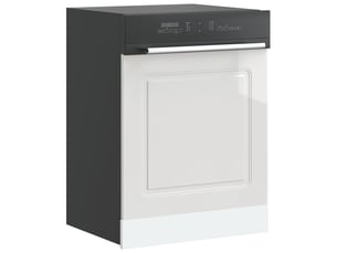 Panneau de lave-vaisselle kalmar blanc brillant 60x1,5x57cm
