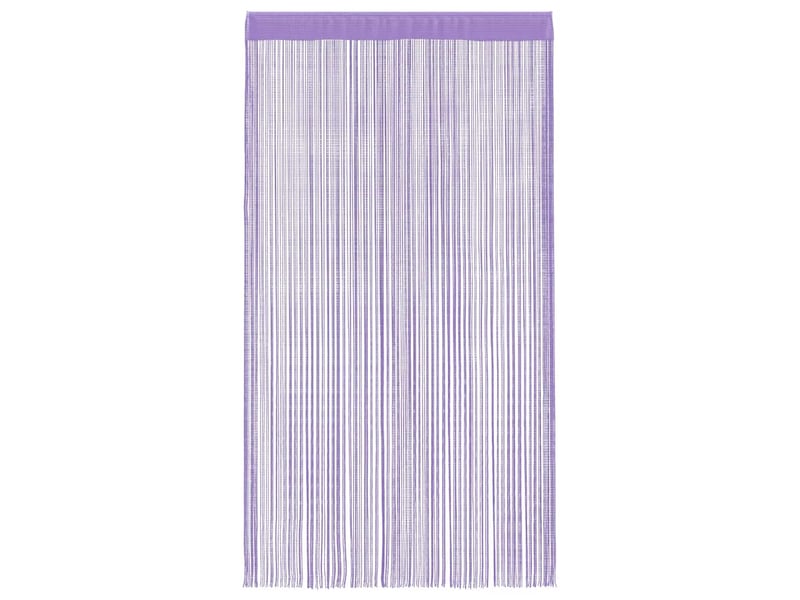  Lot de 2 rideaux à fils, rideaux de porte violet 100x250 cm cf44139  - Conforama D