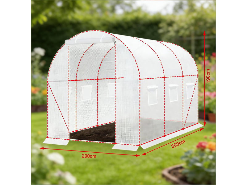  Serre de jardin moderne, serre extérieure pour plantes, serre de jardin  - Conforama C