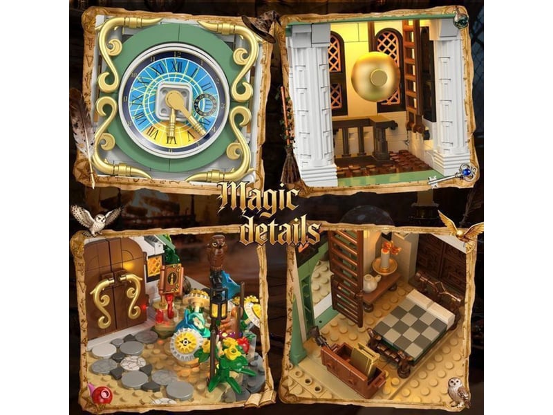  Tour d’horloge magique 1566 pieces avec led et mecanisme visible 151498_AABLQ60688_6_DROPFR - Conforama C