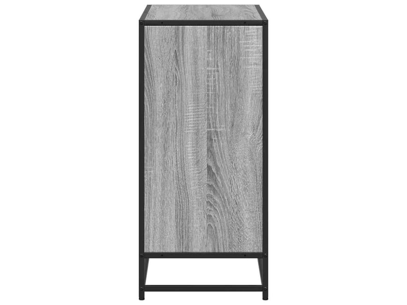  Bibliothèque, meuble de rangement salon sonoma gris 80,5x35x76 cm bois d'ingénierie  - Conforama E